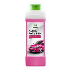 Автошампунь GRASS Active Foam Pink для бесконтактной мойки розовая пена 1л